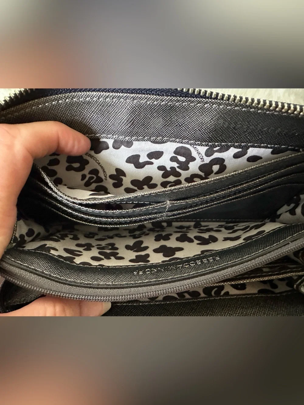 Rebecca Minkoff Saffiano Ada Zip Wallet/Clutch